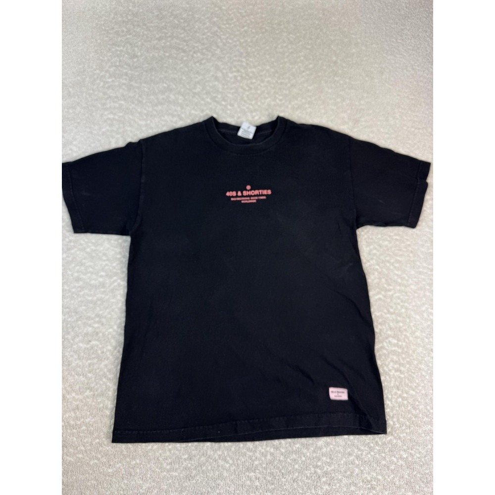 40s &‎ Shorties Shirt Mens Medium Black Bad Decisions Good Times Graphic Tee